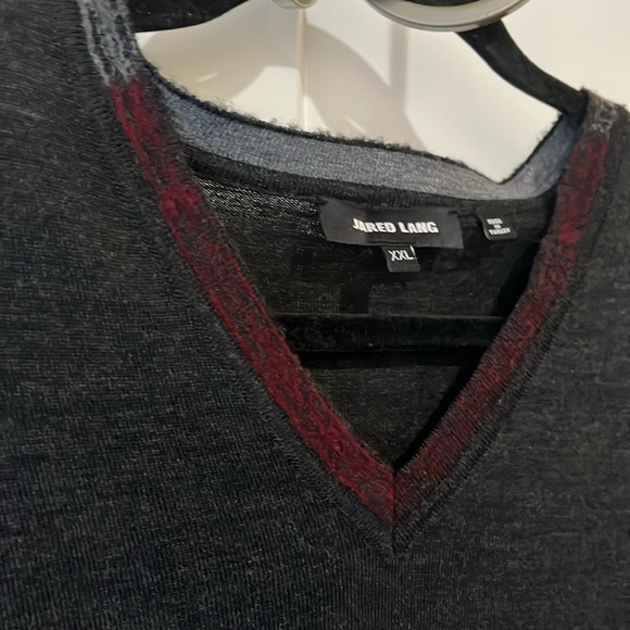 Men’s Jared Lang XXL Gray Sweater - Picture 3 of 4